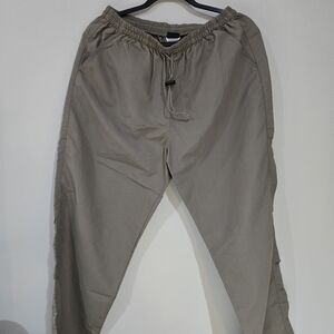 Mountain Equipment Co-Op Pants Men’s Large Nylon Drawstring Gorpcore Hiking Tan